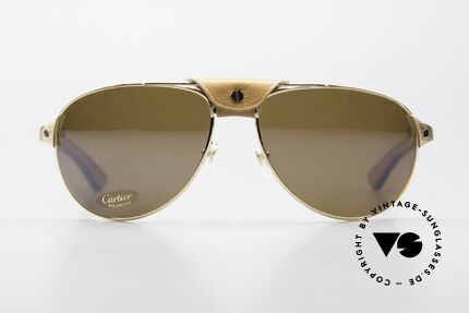 Cartier Santos Dumont Polarized Wood And Leather, named after the aviation pioneer A. Santos Dumont, Made for Men