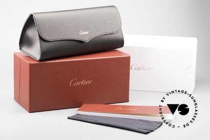Cartier Santos Dumont Wood Frame & Leather Bridge, Size: large, Made for Men