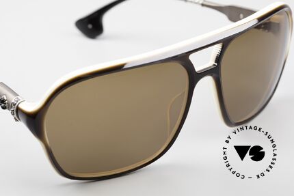 Chrome Hearts Box Lunch Rockstar Sunglasses Unisex, 127mm width = rather SMALL/medium size, 62-16, Made for Men and Women