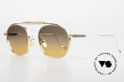 Jacques Marie Mage Victorio Gold Plated Titanium Frame, strictly limited beta titanium frame in size 52-18, Made for Men and Women
