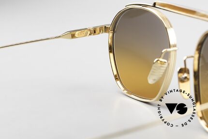 Jacques Marie Mage Victorio Gold Plated Titanium Frame, Size: medium, Made for Men and Women