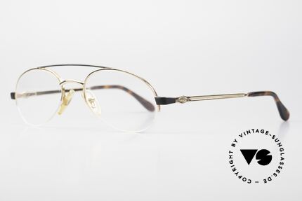 Bugatti 09211 Frame With Nylor Thread, very noble frame: gold-plated & dulled black, Made for Men
