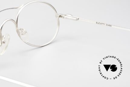 Bugatti 23488 Light Blue Metallic Silver, metal frame can be glazed with lenses of any kind, Made for Men