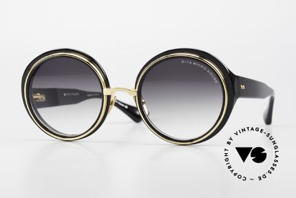 DITA Micro-Round Women's Sunglasses Round Details