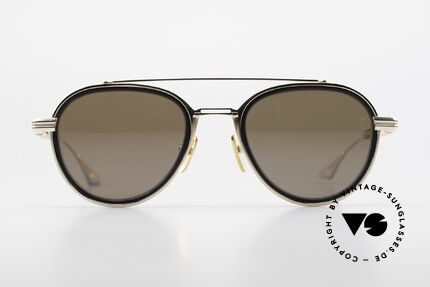 DITA Epiluxury 04 Limited Edition Pure Luxury, gold-plated metal in combination with black acetate, Made for Men and Women