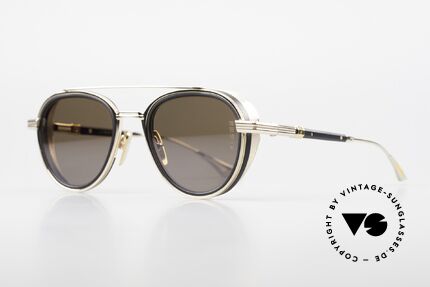 DITA Epiluxury 04 Limited Edition Pure Luxury, Titanium elements & brown polarized lenses; 100% UV, Made for Men and Women