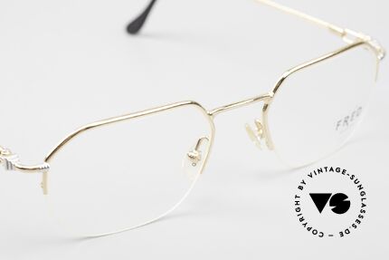 Fred Shetland Semi Rimless Luxury Frame, unworn, with Fred box & cloth + hard case by Gaultier, Made for Men