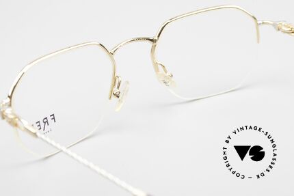 Fred Shetland Semi Rimless Luxury Frame, not retro, but original 90's commodity; rarity & vertu, Made for Men