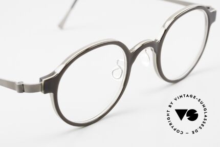 Lindberg 1013 Acetanium Round Designer Specs Panto, simply timeless, stylish & innovative: grade 'vintage', Made for Men and Women