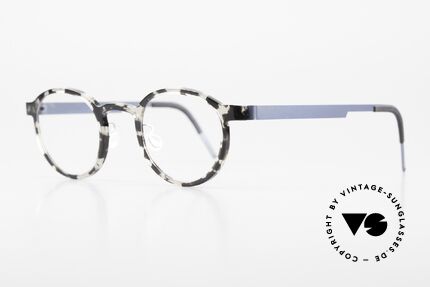 Lindberg 1014 Acetanium Round Specs Panto Mosaic, model 1014, size 46/23: made of acetate & titanium, Made for Men and Women