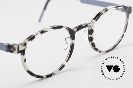 Lindberg 1014 Acetanium Round Specs Panto Mosaic, simply timeless, stylish & innovative: grade 'vintage', Made for Men and Women