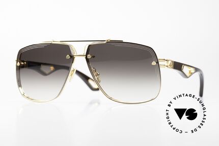 Maybach The King II Men's XL Luxury Shades 24kt, MAYBACH The King 2, 6-WAK-Z35, size 63/12, 145, Made for Men
