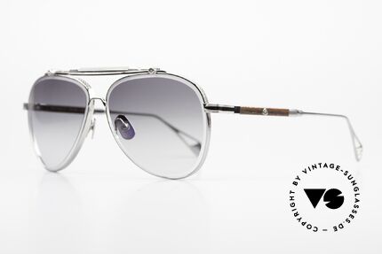 Maybach The Observer I Aviator Ruthenium Ebony, ruthenium plated titanium frame with ebony inlays, Made for Men