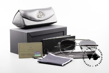 Maybach The Observer I Aviator Ruthenium Ebony, Size: large, Made for Men