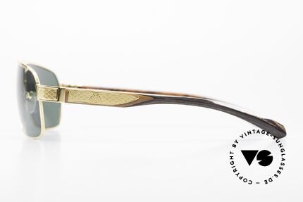Maybach The Admiral I 24kt Yellow Gold Wood Frame, with POLARIZED ZEISS sun lenses (only the best), Made for Men