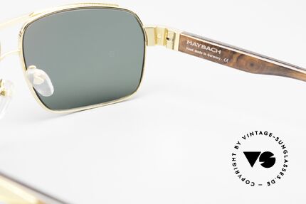 Maybach The Admiral I 24kt Yellow Gold Wood Frame, Size: large, Made for Men