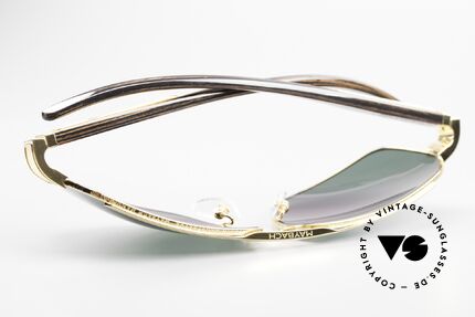 Maybach The Admiral I 24kt Yellow Gold Wood Frame, Size: large, Made for Men