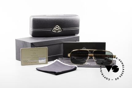 Maybach The Admiral I 24kt Yellow Gold Wood Frame, Size: large, Made for Men