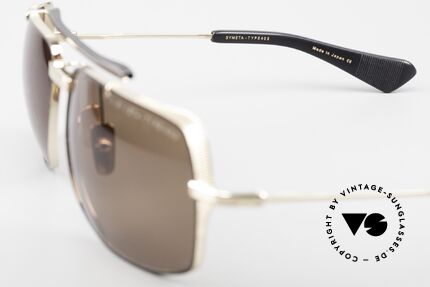 DITA Symeta Type 403 Flight Series Frame Black Gold, Size: extra large, Made for Men