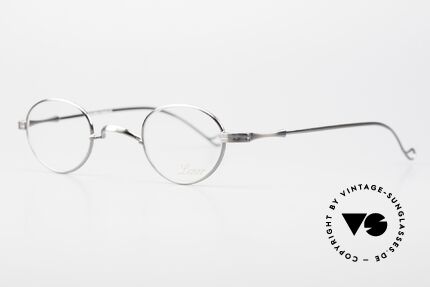 Lunor II 03 XS Eyeglasses Antique Silver, XS size 37,5/26, can be glazed with strong prescriptions, Made for Men and Women