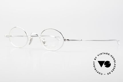 Lunor V 101 Small Oval Frame Platinum, PP = platinum-plated; pure "made in Germany" quality, Made for Men and Women