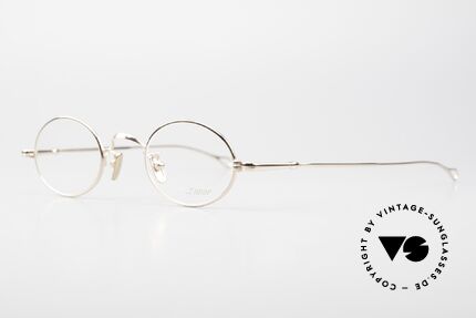 Lunor V 100 Limited Edition Rose Gold, model V100: oval eyeglass-frame, full rim (unisex specs), Made for Men and Women