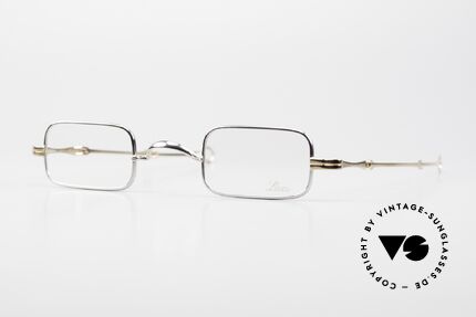 Lunor I 13 Telescopic Square Eyeglasses Bicolor Details