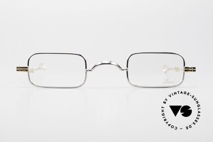 Lunor I 13 Telescopic Square Eyeglasses Bicolor, strikingly angular frame: Limited Bicolor Edition!, Made for Men and Women