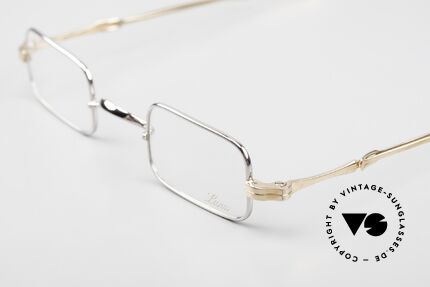 Lunor I 13 Telescopic Square Eyeglasses Bicolor, Lens h/v 38/22, bridge 24.5, temples 118 to 155mm, Made for Men and Women