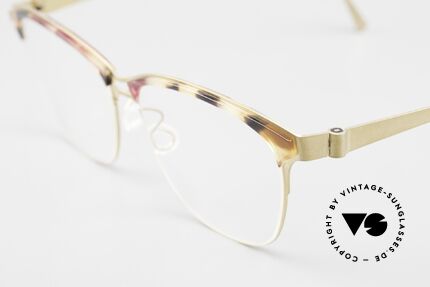 Lindberg 9847 Strip Titanium Women's Glasses Combi Frame, bears the predicate "true VINTAGE LINDBERG" for us, Made for Women