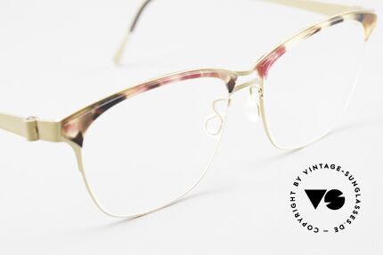 Lindberg 9847 Strip Titanium Women's Glasses Combi Frame, unworn, new old stock with original case by Lindberg, Made for Women