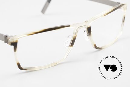 Lindberg 1245 Acetanium Men's Glasses Crystal Brown, unworn designer piece with original LINDBERG case, Made for Men