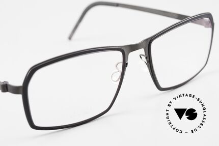 Lindberg 9715 Strip Titanium Men's Eyeglasses Wide Frame, unworn, new old stock with original case by Lindberg, Made for Men