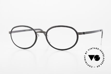 Lindberg 9720 Strip Titanium Glasses Ladies & Gents Oval Details