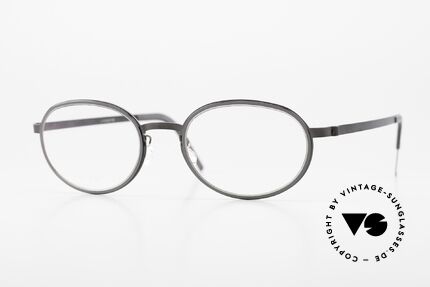Lindberg 9720 Strip Titanium Glasses Oval Ladies & Gents Details