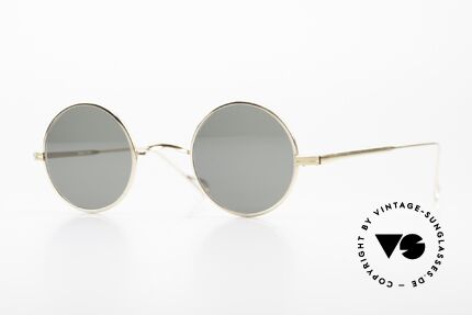 Lennon 14kt Round Frame Gold Filled, old vintage Lennon sunglasses from the early 80's, Made for Men and Women