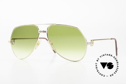 Cartier Vendome Santos - M Aviator Shades 1980's 1990's Details