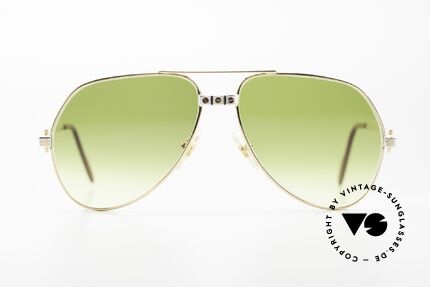 Cartier Vendome Santos - M Aviator Shades 1980's 1990's, mod. "Vendome" was launched in 1983 & made till 1997, Made for Men and Women