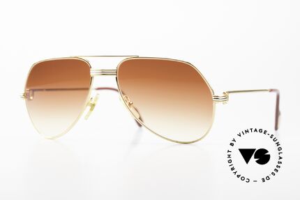 Cartier Vendome LC - S Luxury Sunglasses from 1983 Details