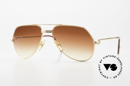 Cartier Vendome LC - S Luxury Sunglasses from 1983 Details