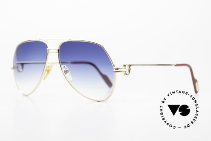 Cartier Vendome LC - S Luxury Sunglasses from 1983, a.o. worn by Christopher Walken (James Bond movie '85), Made for Men and Women