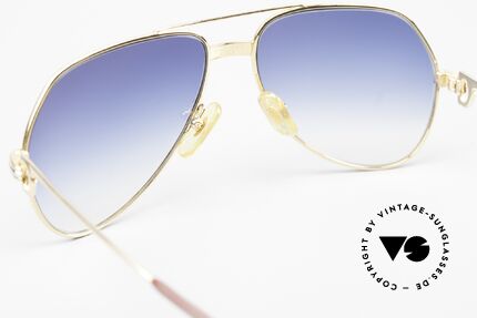 Cartier Vendome LC - S Luxury Sunglasses from 1983, 2. hand, but in great vintage condition with CHANEL case, Made for Men and Women