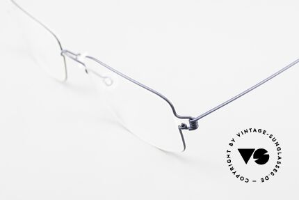 Lindberg Helios Air Titan Rim Men's Frame In Dark Blue, extremely strong, resilient and flexible (and 3g only!), Made for Men