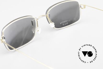 Lindberg Alvis Air Titan Rim With Polarized Clip-On, Size: medium, Made for Men