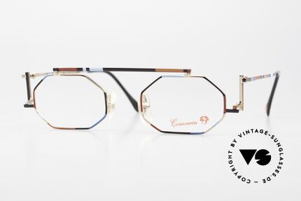 Casanova RVC2 Geometric Glasses Purism, Casanova frame, model RVC-2, size 44/22, color 05, Made for Men and Women