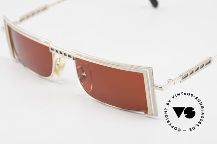 Casanova LC5 Gaudy 3D Red Lenses Square, frame design & color according to the "Belle Epoque"., Made for Men and Women