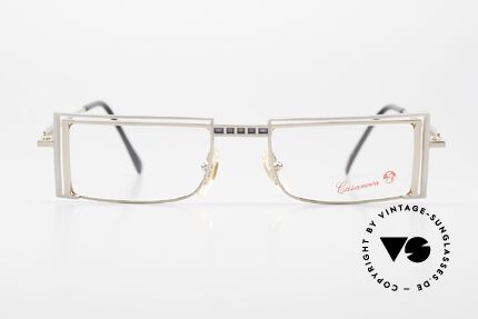 Casanova LC5 Square Eyeglass-Frame 90's, interesting 1980'/90's vintage eyeglasses from Italy, Made for Men and Women