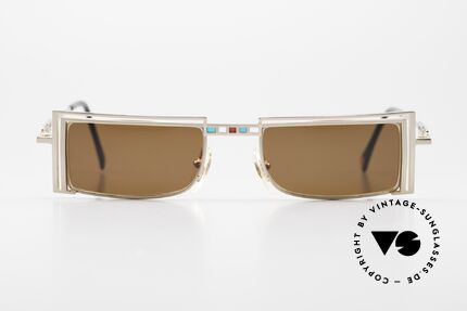 Casanova LC5 Shades Art Nouveau Style, interesting 1980'/90's vintage sunglasses from Italy, Made for Men and Women