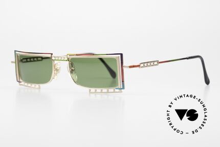 Casanova LC4 Rainbow Colored Shades 90's, LC ="Liberty Collezione", which is Ital. "Art Nouveau", Made for Men and Women