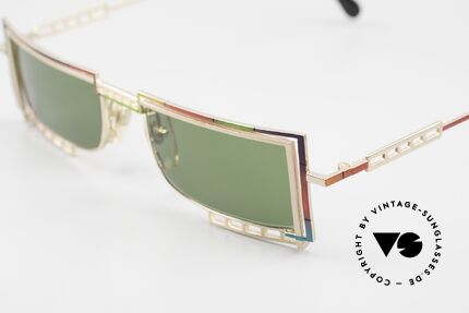 Casanova LC4 Rainbow Colored Shades 90's, frame design & color according to the "Belle Epoque"., Made for Men and Women